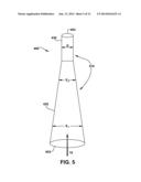 TURBINE COMPONENT HAVING COOLING PASSAGES WITH VARYING DIAMETER diagram and image