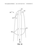 TURBINE COMPONENT HAVING COOLING PASSAGES WITH VARYING DIAMETER diagram and image