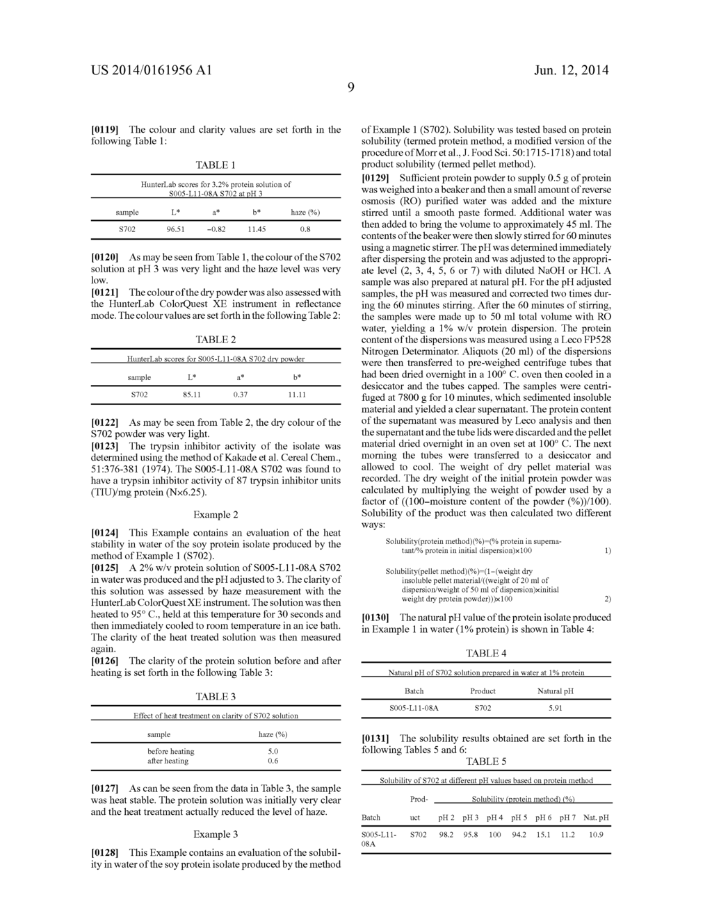 PRODUCTION OF SOY PROTEIN PRODUCT USING CALCIUM CHLORIDE EXTRACTION     (