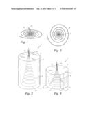 CANDLE ASSEMBLY WITH RETRACTING NON-COMBUSTIBLE WICK diagram and image