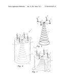 CANDLE ASSEMBLY WITH RETRACTING NON-COMBUSTIBLE WICK diagram and image