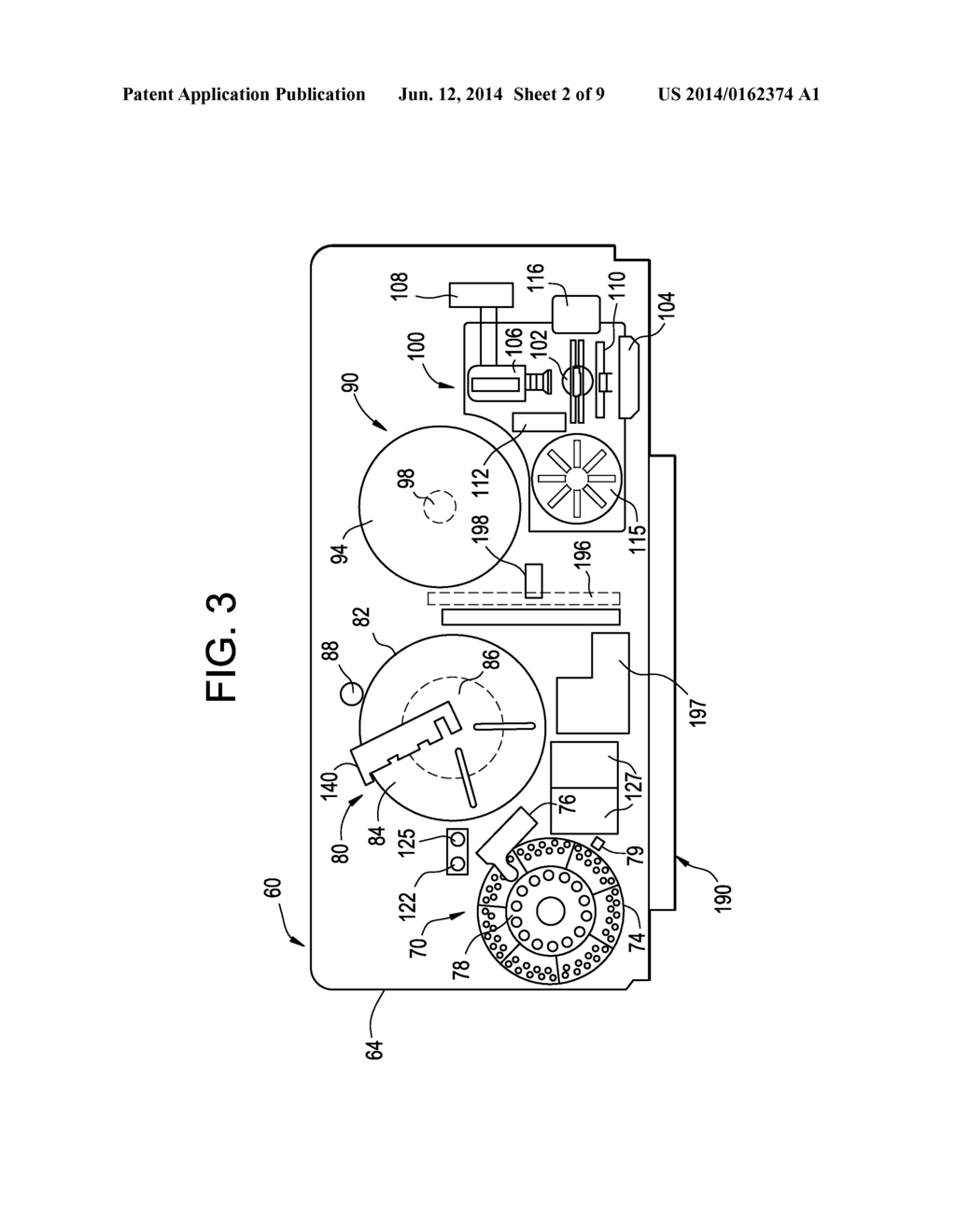 METHOD FOR HOLDING MULTIPLE TYPES OF DIAGNOSTIC TEST CONSUMABLES IN A     RANDOM ACCESS SINGLE CONTAINER - diagram, schematic, and image 03