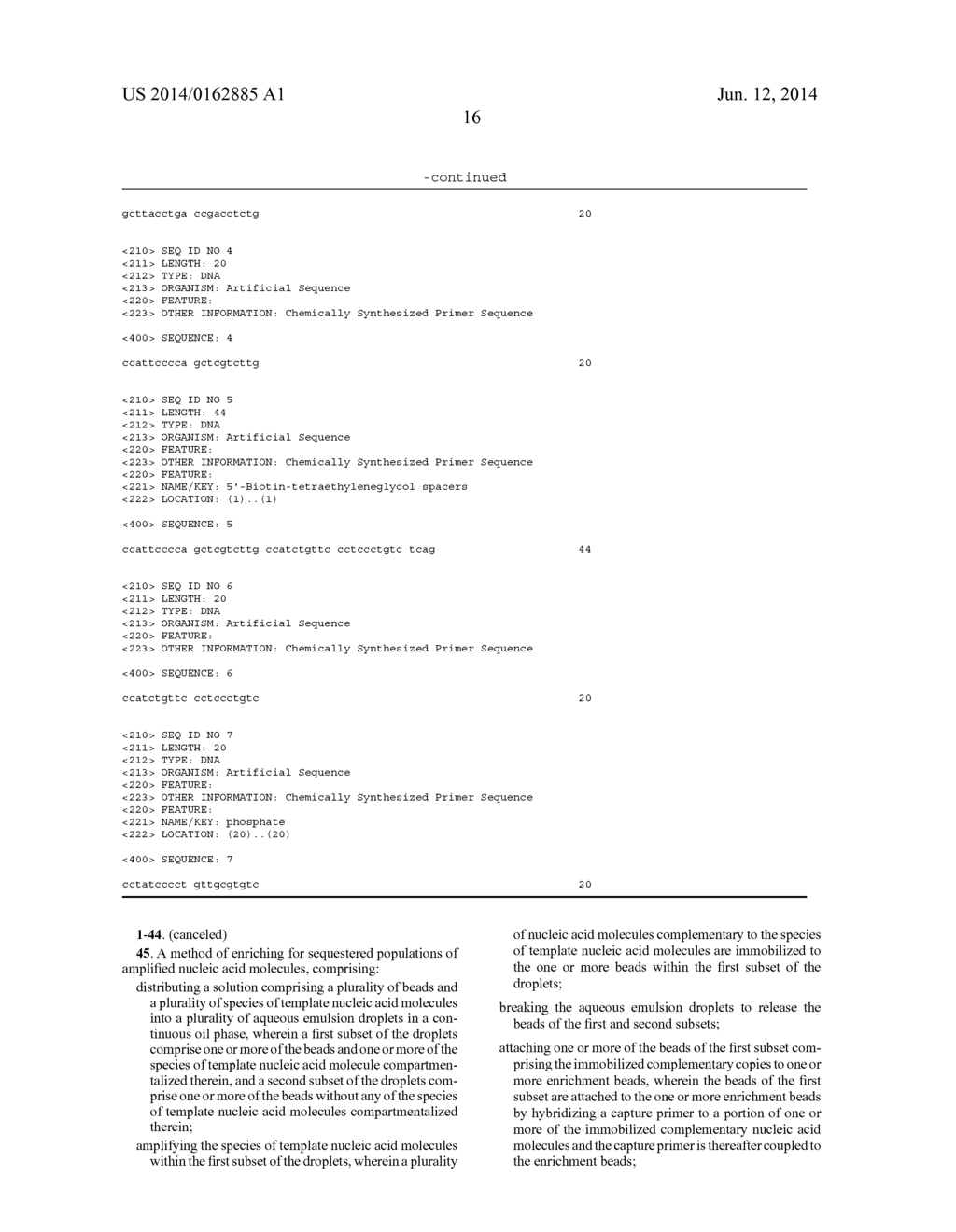 Bead Emulsion Nucleic Acid Amplification - diagram, schematic, and image 26