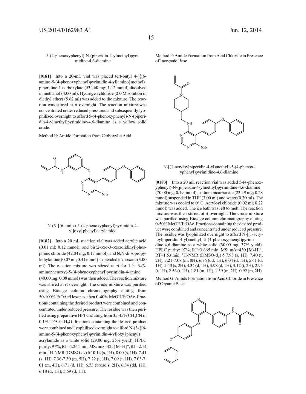 Compositions and Methods for the Production of Pyrimidine and Pyridine     Compounds with BTK Inhibitory Activity - diagram, schematic, and image 22