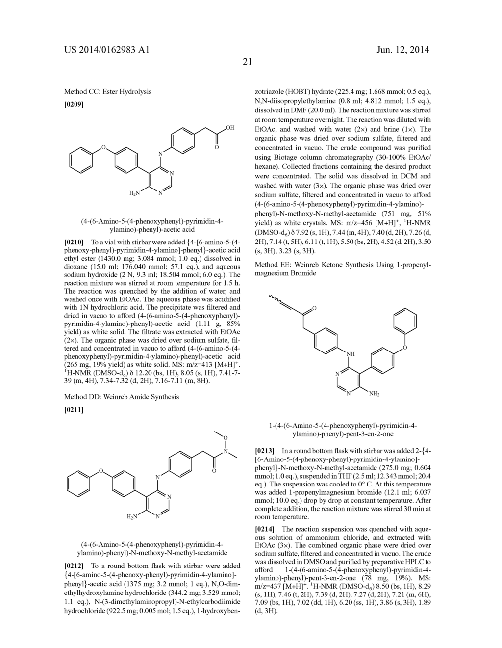 Compositions and Methods for the Production of Pyrimidine and Pyridine     Compounds with BTK Inhibitory Activity - diagram, schematic, and image 28