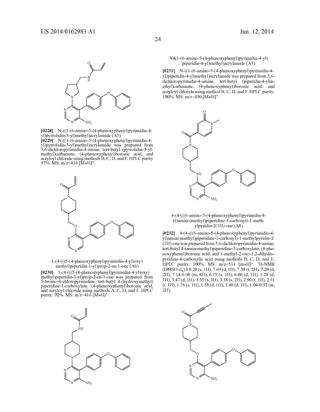 Compositions and Methods for the Production of Pyrimidine and Pyridine     Compounds with BTK Inhibitory Activity - diagram, schematic, and image 31