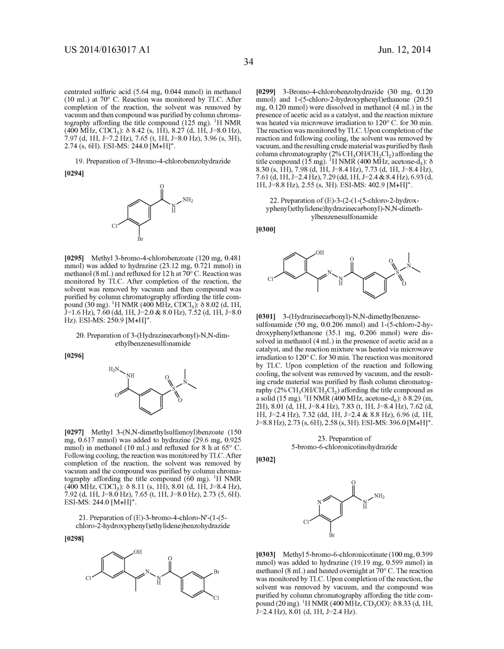 SUBSTITUTED (E)-N'-(1-PHENYLETHYLIDENE)BENZOHYDRAZIDE ANALOGS AS HISTONE     DEMETHYLASE INHIBITORS - diagram, schematic, and image 35