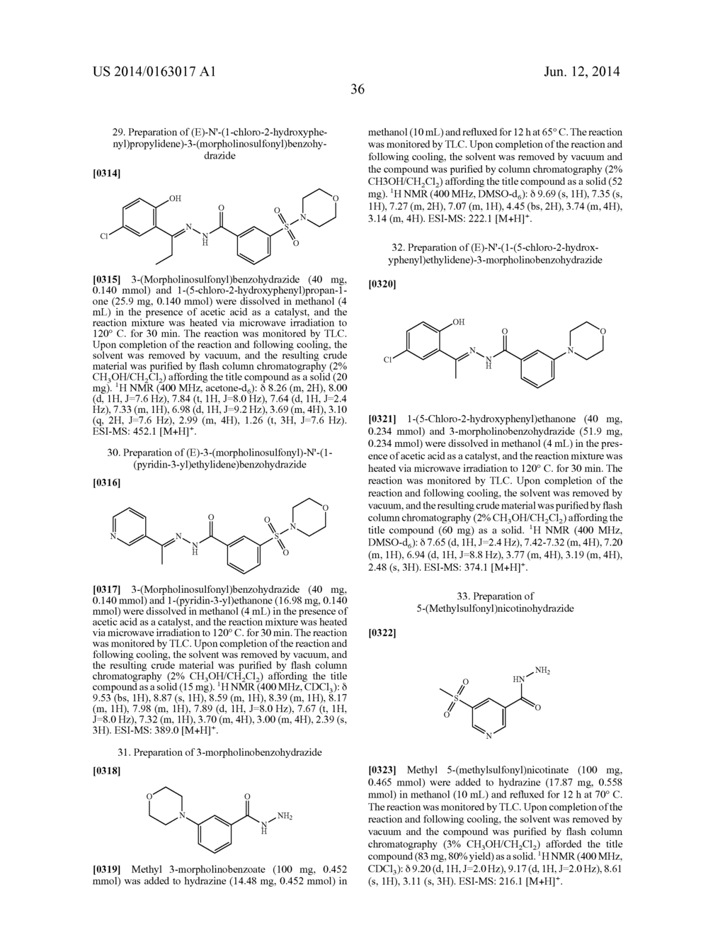 SUBSTITUTED (E)-N'-(1-PHENYLETHYLIDENE)BENZOHYDRAZIDE ANALOGS AS HISTONE     DEMETHYLASE INHIBITORS - diagram, schematic, and image 37