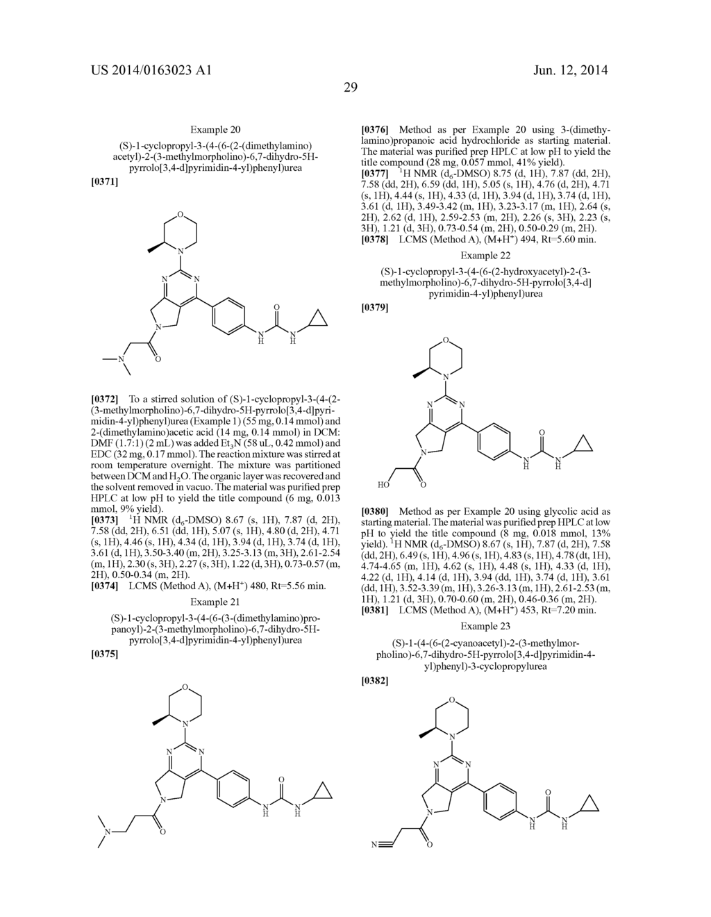 DIHYDROPYRROLO PYRIMIDINE DERIVATIVES AS MTOR INHIBITORS - diagram, schematic, and image 30