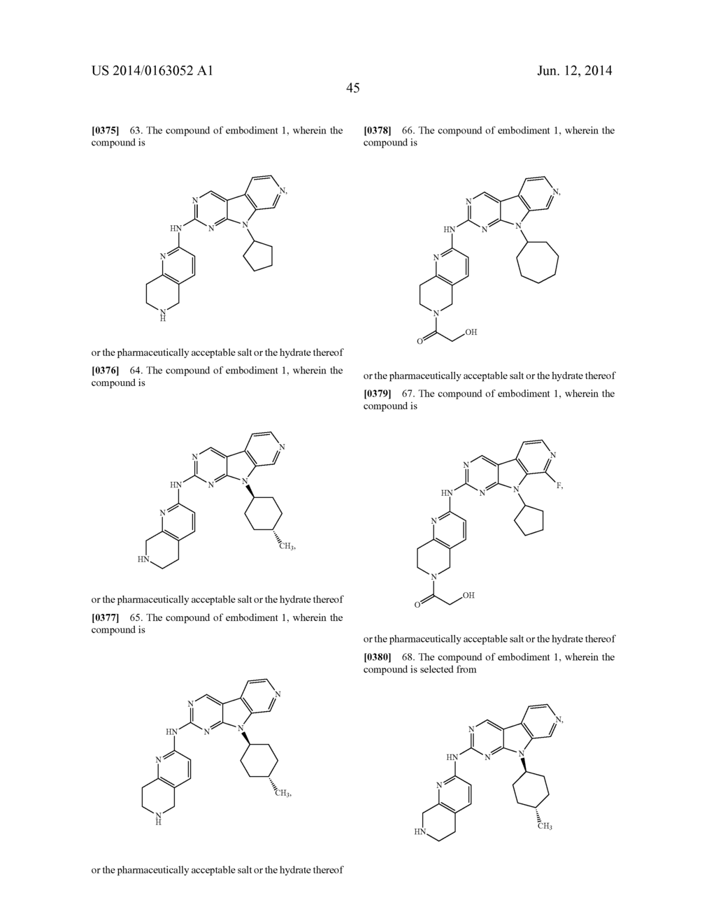 FUSED TRICYCLIC DUAL INHIBITORS OF CDK 4/6 AND FLT3 - diagram, schematic, and image 49