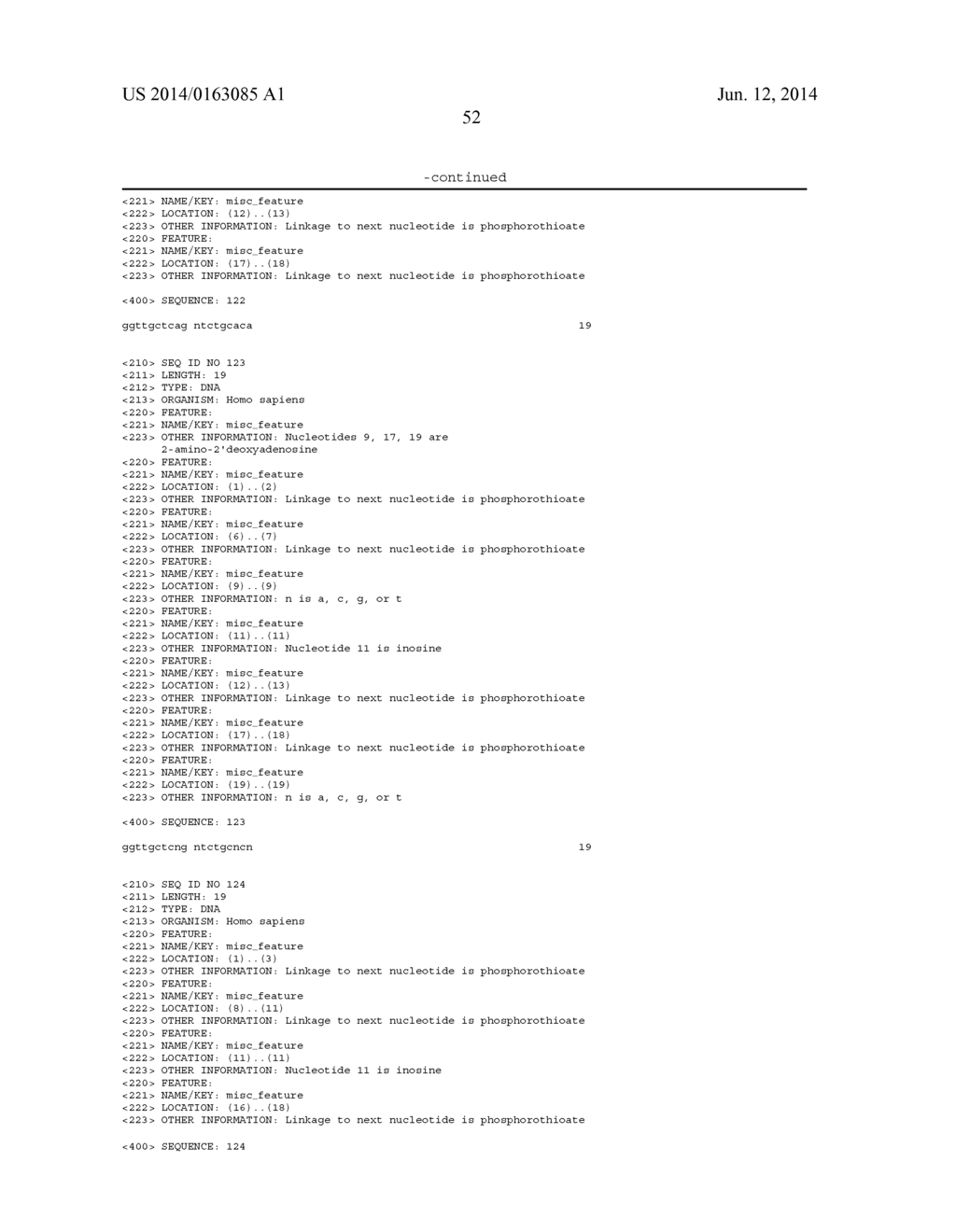 Oligonucleotide Inhibitors with Chimeric Backbone and     2-Amino-2'-Deoxyadenosine - diagram, schematic, and image 73