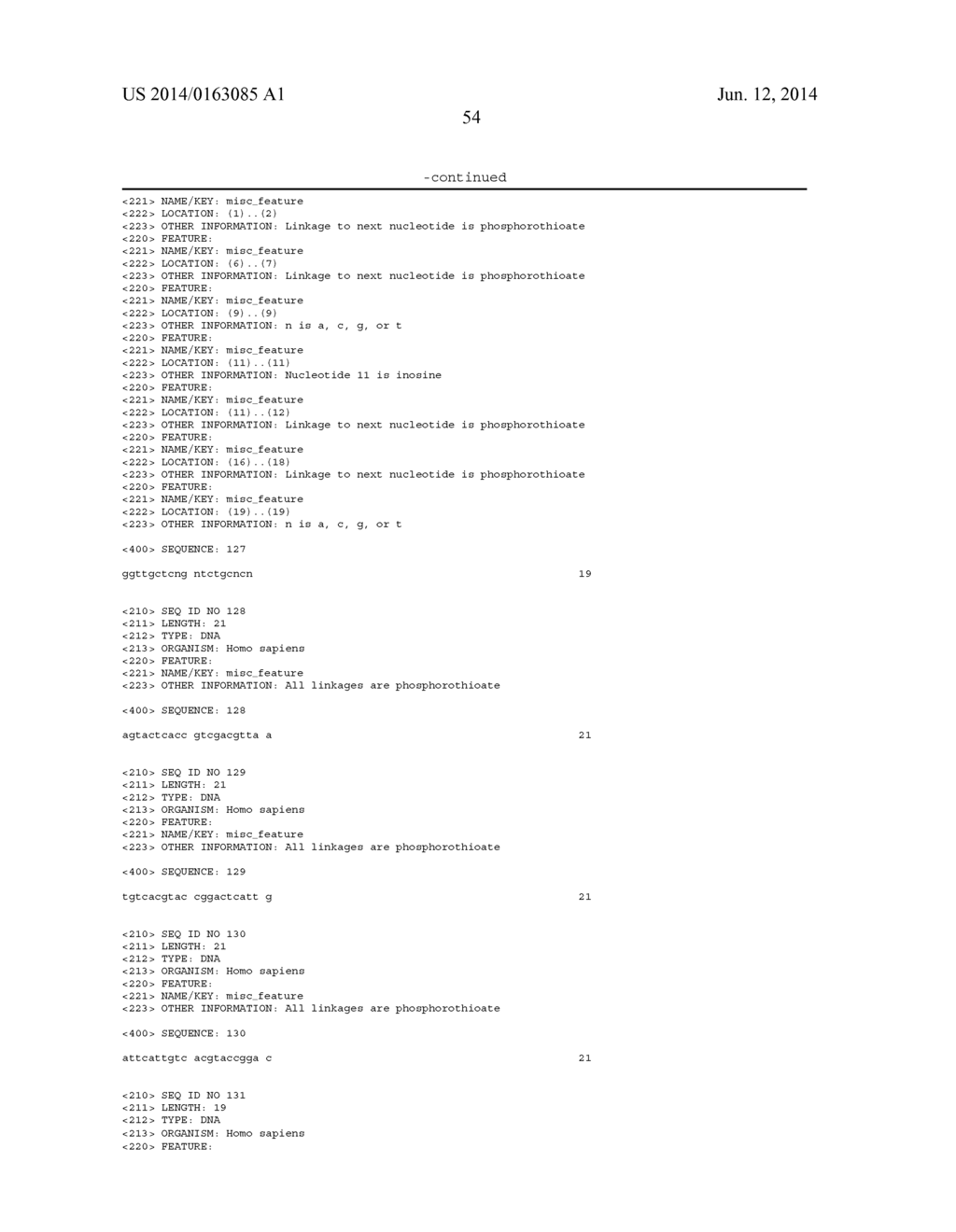 Oligonucleotide Inhibitors with Chimeric Backbone and     2-Amino-2'-Deoxyadenosine - diagram, schematic, and image 75