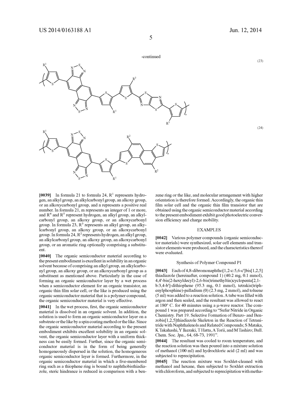 ORGANIC SEMICONDUCTOR MATERIAL - diagram, schematic, and image 15