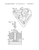 TARGETING GUIDE WITH A RADIOPAQUE MARKER TO FACILITATE POSITIONING A BONE     PLATE ON BONE diagram and image