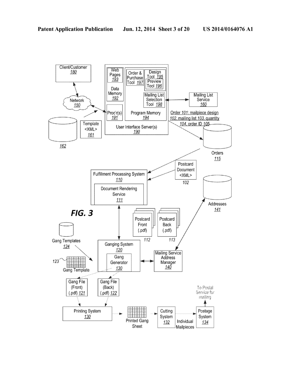 Systems, Methods, and Interfaces for Generating and Sampling a Mailing     Service Campaign - diagram, schematic, and image 04