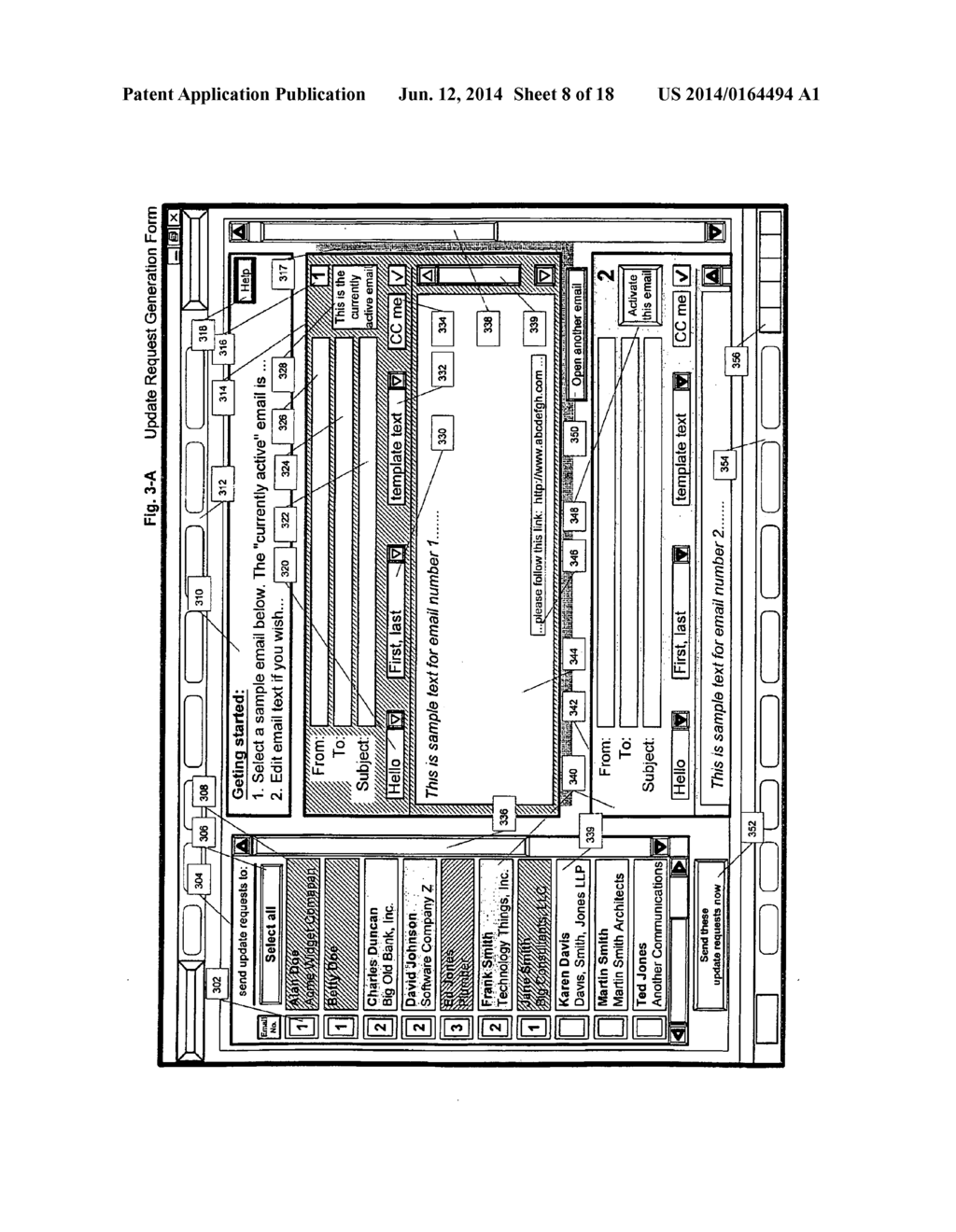 User Interfaces for Providing Updated Contact Information - diagram, schematic, and image 09