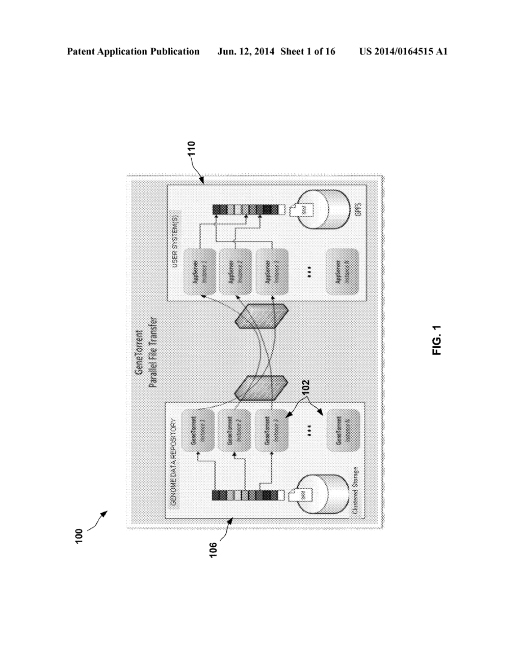 SYSTEM AND METHOD FOR SECURE, HIGH-SPEED TRANSFER OF VERY LARGE FILES - diagram, schematic, and image 02