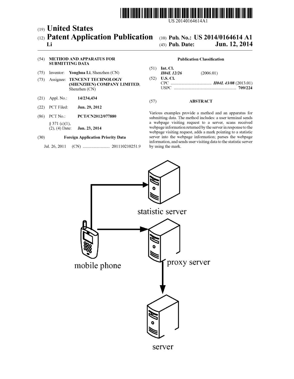 Method and Apparatus for Submitting Data - diagram, schematic, and image 01