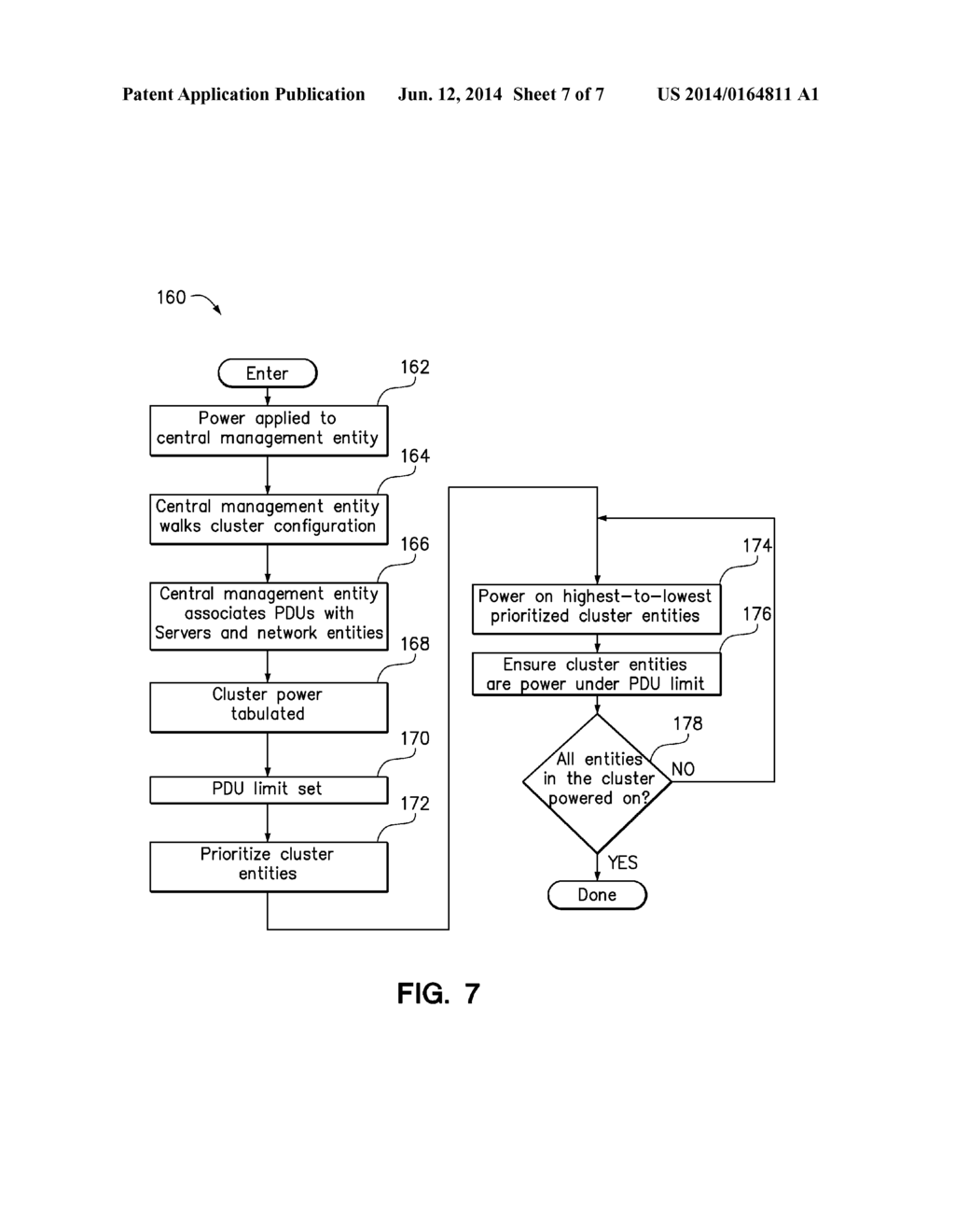 SEQUENTIAL POWER UP OF DEVICES IN A COMPUTING CLUSTER BASED ON DEVICE     FUNCTION - diagram, schematic, and image 08