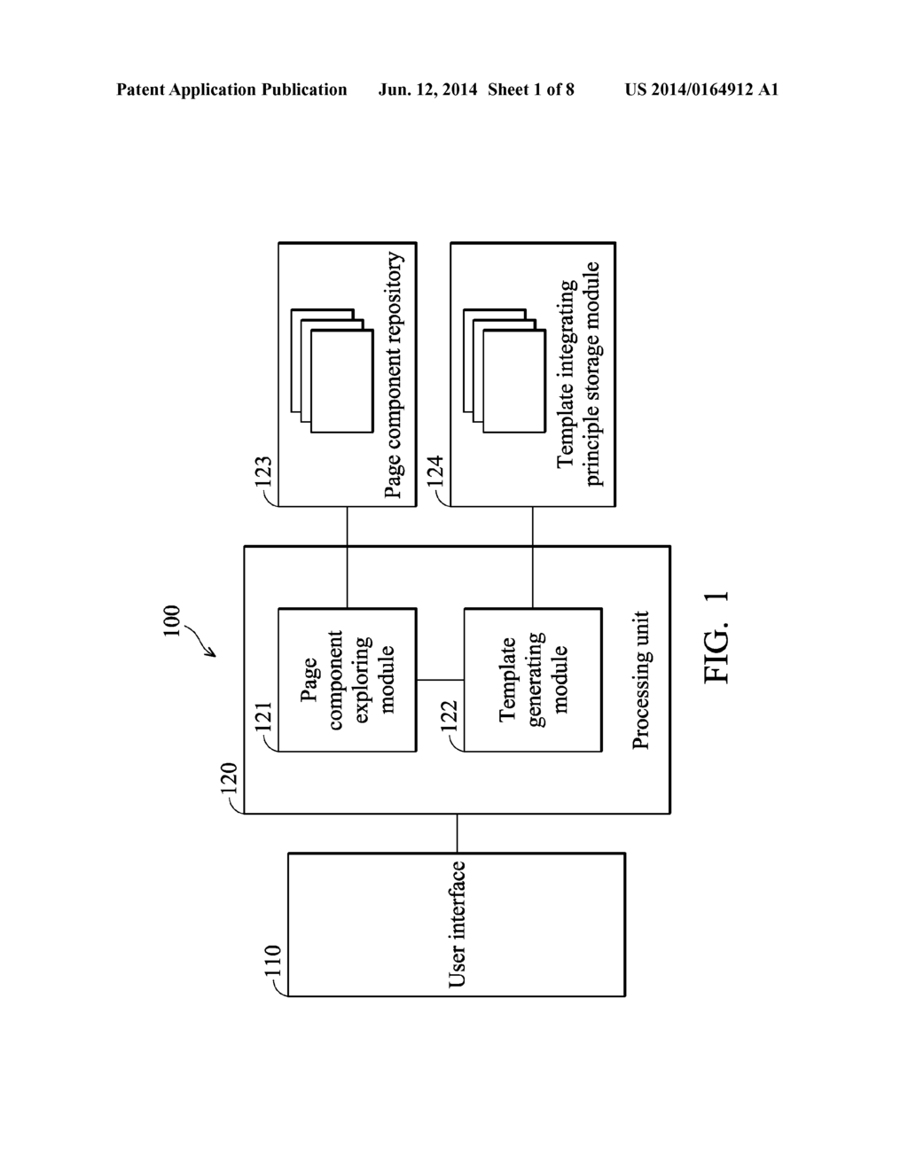 GENERATING SYSTEM, METHOD OF INTERACTIVE PAGE TEMPLATES AND STORAGE MEDIUM     THEREOF - diagram, schematic, and image 02