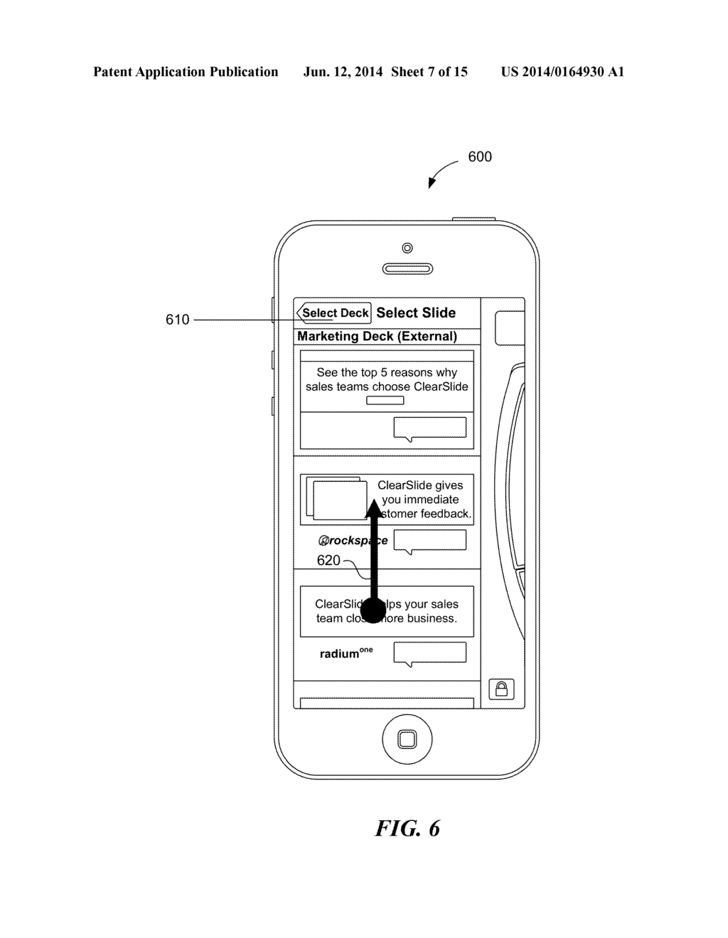 MOBILE DEVICE APPLICATION FOR REMOTELY CONTROLLING A PRESENTATION ACCESSED     VIA A PRESENTATION SERVER - diagram, schematic, and image 08