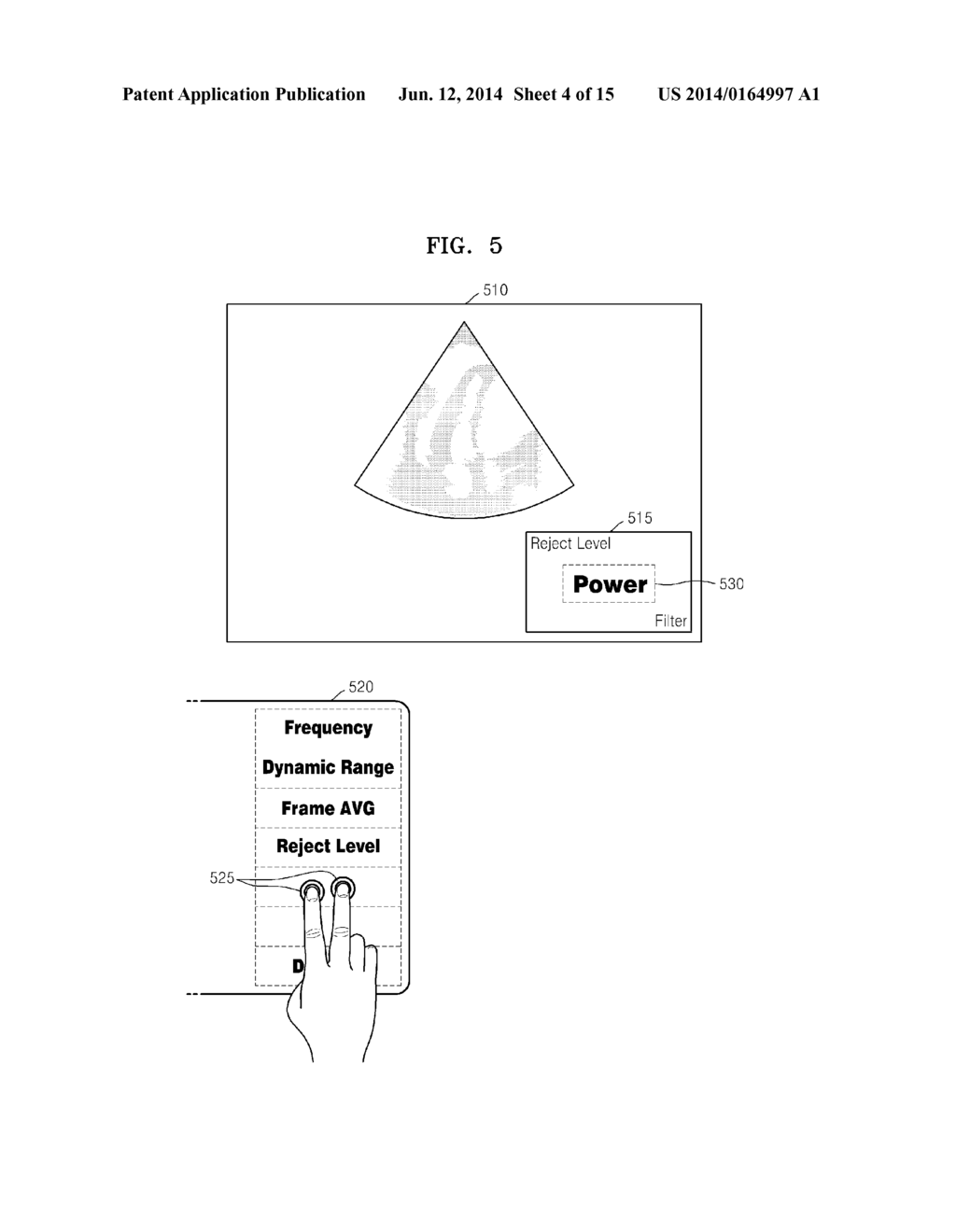 ULTRASOUND APPARATUS AND METHOD OF INPUTTING INFORMATION INTO THE SAME - diagram, schematic, and image 05