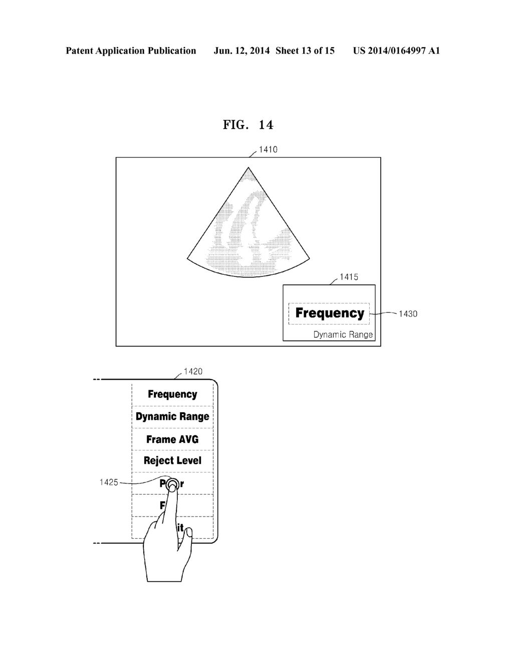 ULTRASOUND APPARATUS AND METHOD OF INPUTTING INFORMATION INTO THE SAME - diagram, schematic, and image 14