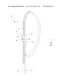 REVERSIBLE CABLE TIE diagram and image