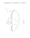 REVERSIBLE CABLE TIE diagram and image