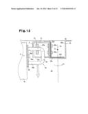 VEHICLE BATTERY UNIT INSTALLATION APPARATUS diagram and image