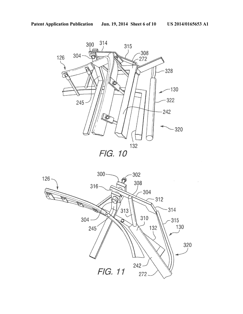 BENDING DEVICE FOR SHAPING GLASS FOR USE IN AIRCRAFT TRANSPARENCIES - diagram, schematic, and image 07