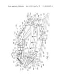 BENDING DEVICE FOR SHAPING GLASS FOR USE IN AIRCRAFT TRANSPARENCIES diagram and image