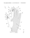 PROCESS FOR MAKING KNIT EMBROIDERED CONDUCTIVE GLOVES diagram and image