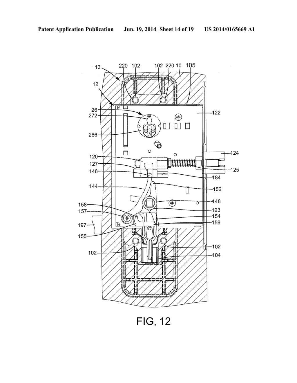 Outer Operational Device for a Door Lock - diagram, schematic, and image 15