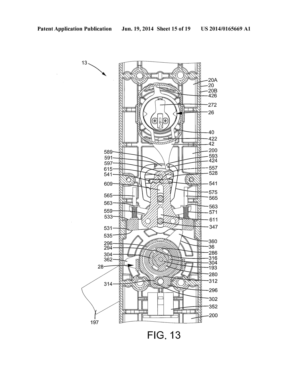 Outer Operational Device for a Door Lock - diagram, schematic, and image 16