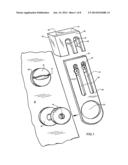 SYSTEM FOR PROTECTION OF INTERIOR OF A DEADBOLT LOCK AND RELATED DOOR     HANDLE diagram and image