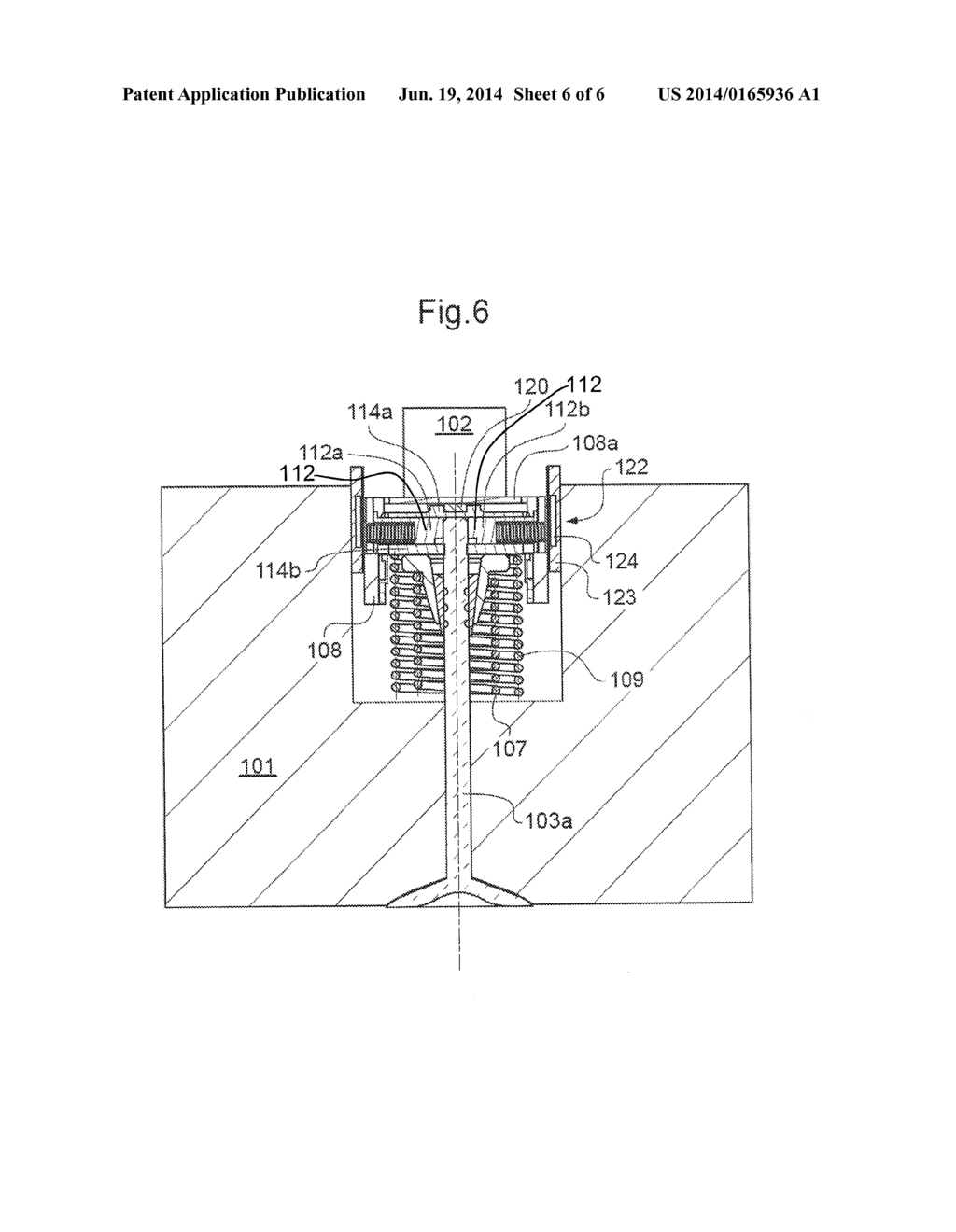 DEVICE FOR ACTUATING A VALVE OF AN INTERNAL COMBUSTION ENGINE - diagram, schematic, and image 07