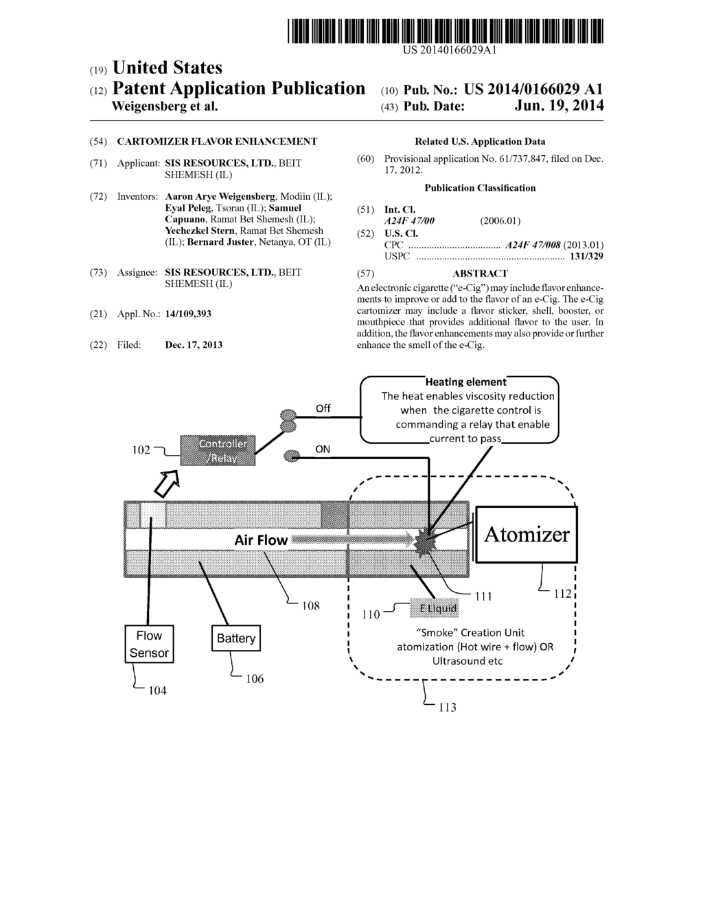 CARTOMIZER FLAVOR ENHANCEMENT - diagram, schematic, and image 01