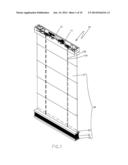 COMBINATION OF ROMAN SHADE AND HONEYCOMB SHADE diagram and image