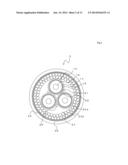 UNDERSEA CABLE, MULTILAYER TAPE FOR WATER SHIELDING LAYER OF UNDERSEA     CABLE, AND METHOD FOR IMPROVING FATIGUE CHARACTERISTICS OF UNDERSEA CABLE diagram and image