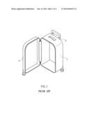 LUGGAGE WITH A STRUCTURE TO ACCOMMODATE A COMPUTER diagram and image