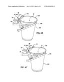 FLOWER POT CARRIER WITH SUSPENSION TAB diagram and image