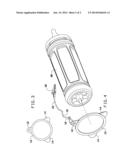 DEVICE FOR SECURING A BABY BOTTLE diagram and image