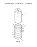 DOUBLE WALLED BEVERAGE CONTAINER AND METHOD OF MAKING SAME diagram and image