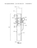 Collapsible safety rail system diagram and image