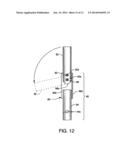 Collapsible safety rail system diagram and image