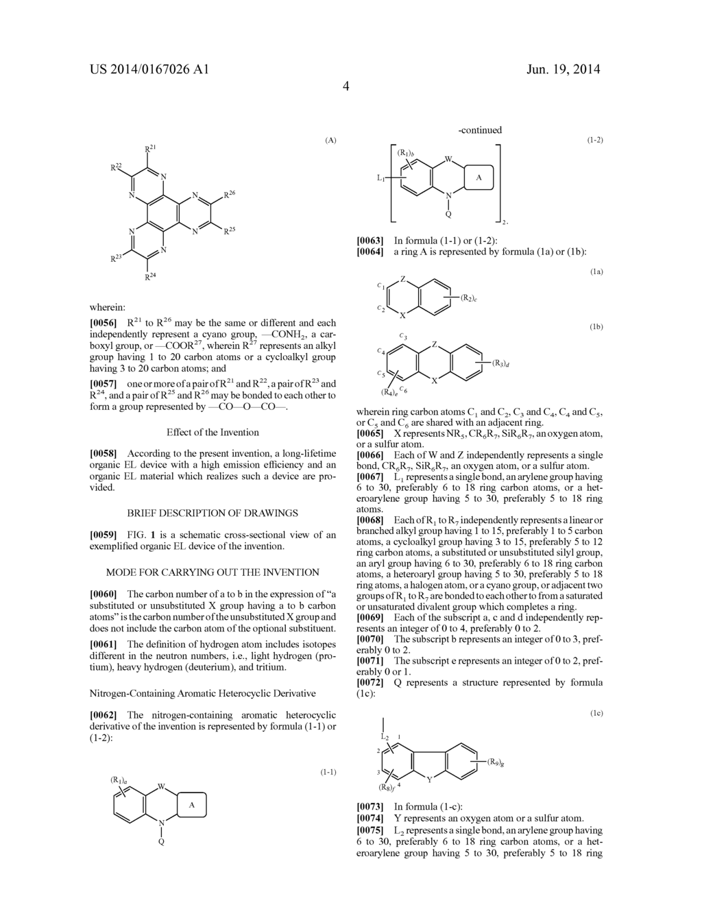 NITROGENATED AROMATIC HETEROCYCLIC DERIVATIVE, AND ORGANIC     ELECTROLUMINESCENT ELEMENT USING SAME - diagram, schematic, and image 06