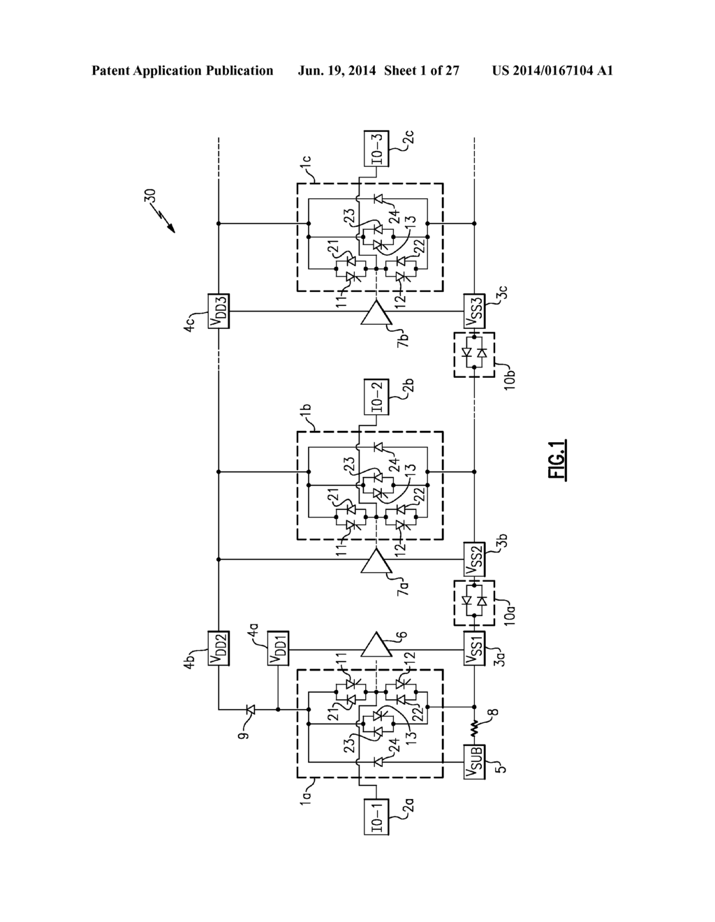 INTERFACE PROTECTION DEVICE WITH INTEGRATED SUPPLY CLAMP AND METHOD OF     FORMING THE SAME - diagram, schematic, and image 02