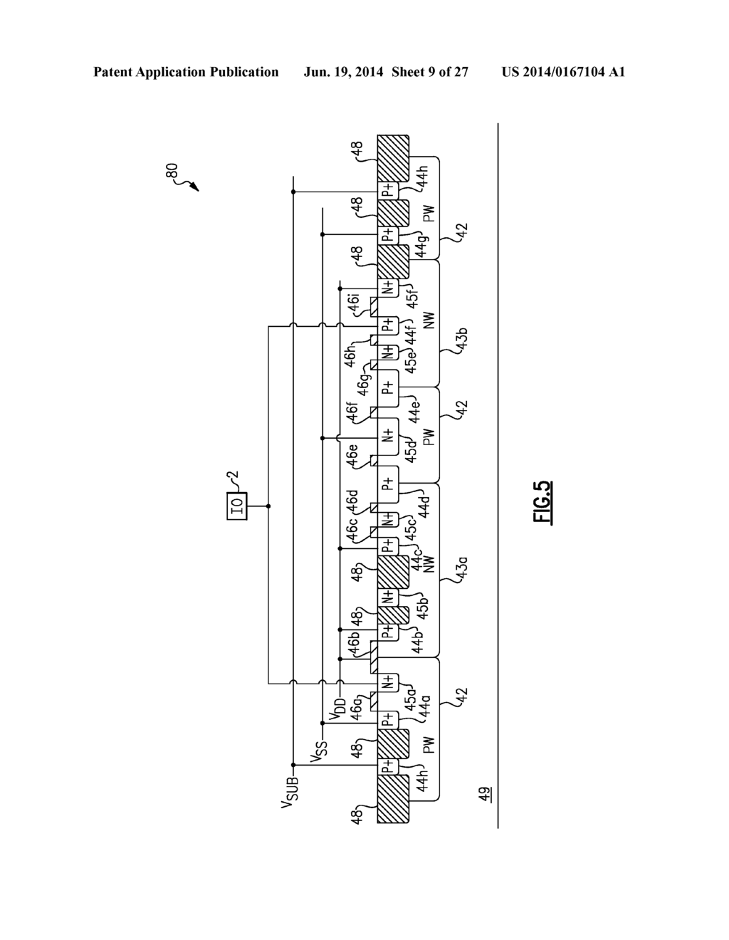INTERFACE PROTECTION DEVICE WITH INTEGRATED SUPPLY CLAMP AND METHOD OF     FORMING THE SAME - diagram, schematic, and image 10