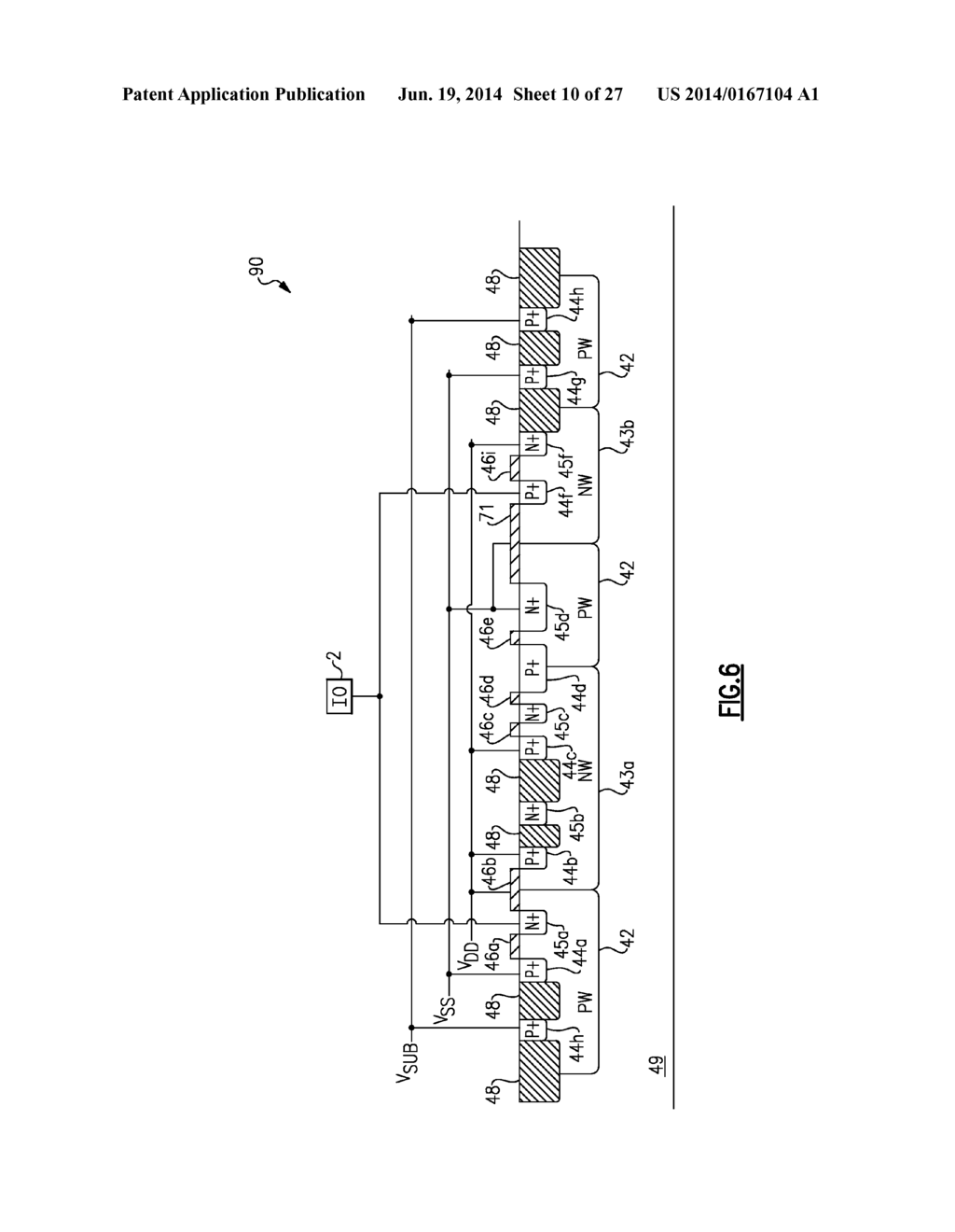 INTERFACE PROTECTION DEVICE WITH INTEGRATED SUPPLY CLAMP AND METHOD OF     FORMING THE SAME - diagram, schematic, and image 11